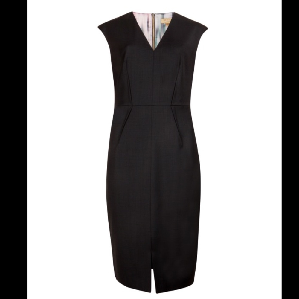 Ted Baker Didad Wool Suit Dress and Blazer in Grey